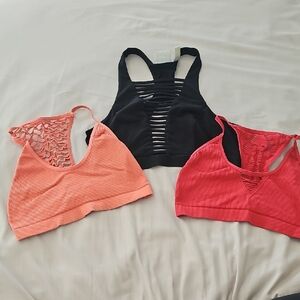 Stylish Women's Intimates Set - Black, Coral, Red